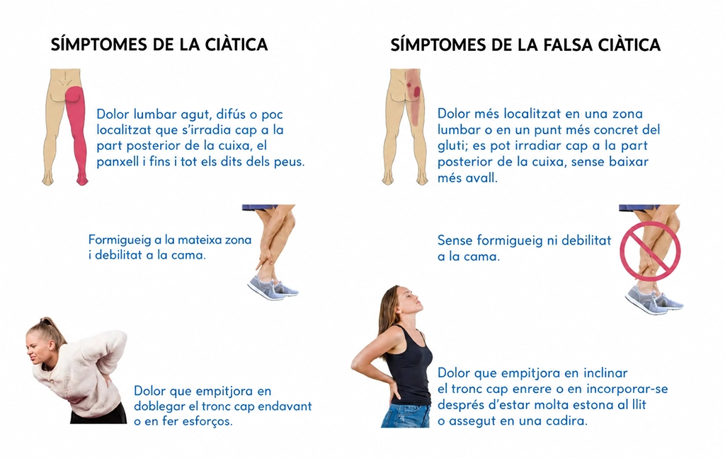 Com distingir un dolor de ciàtica d’una falsa ciàtica?