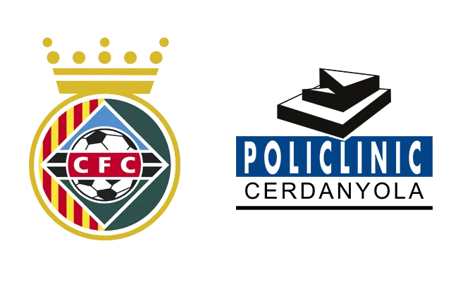 Club de Futbol y Policlínic Cerdanyola Logos